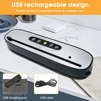 Mini Scelleuse Sous Vide Sans Fil, Fabricant de Marques Privées, Rechargeable par USB, Capteur de Température NTC, Logo Personnalisé