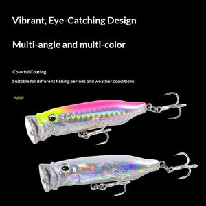 เหยื่อปลอมแบบลอยน้ำ New Wave สำหรับตก<span class=keywords><strong>ปลา</strong></span>ทะเลและน้ำจืด ใช้ได้กับปลาบาสและ<span class=keywords><strong>ปลา</strong></span>ทะเลน้ำลึก เช่น มาร์ลิน - Product Image 5