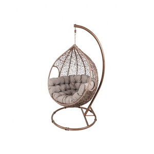 Hot Selling Rattan Garden Courtyard Outdoor Aluminum <b>Frame</b> <b>Swing</b> Chair Combination Furniture - Product Image 4