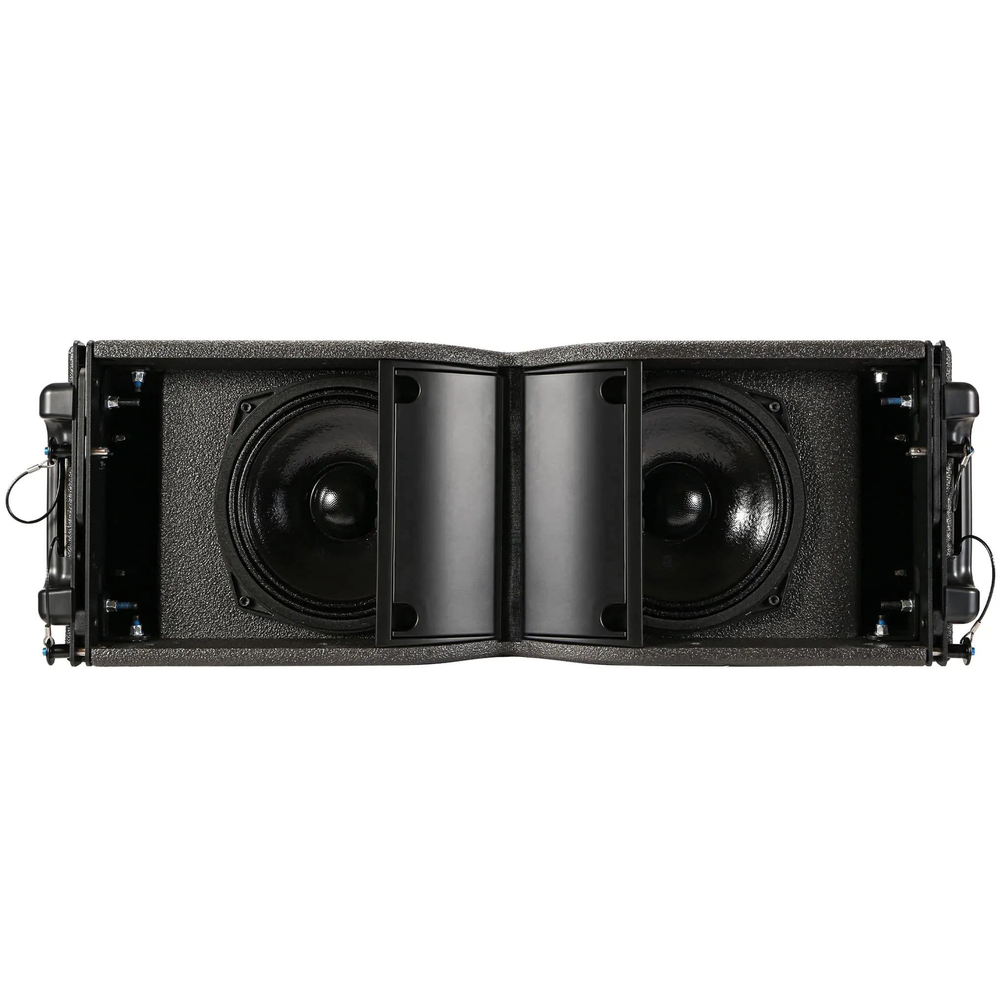 Speaker profesional sistem suara array line pasif, speaker profesional 2 cara dual 8 inci untuk acara dengan warna cokelat