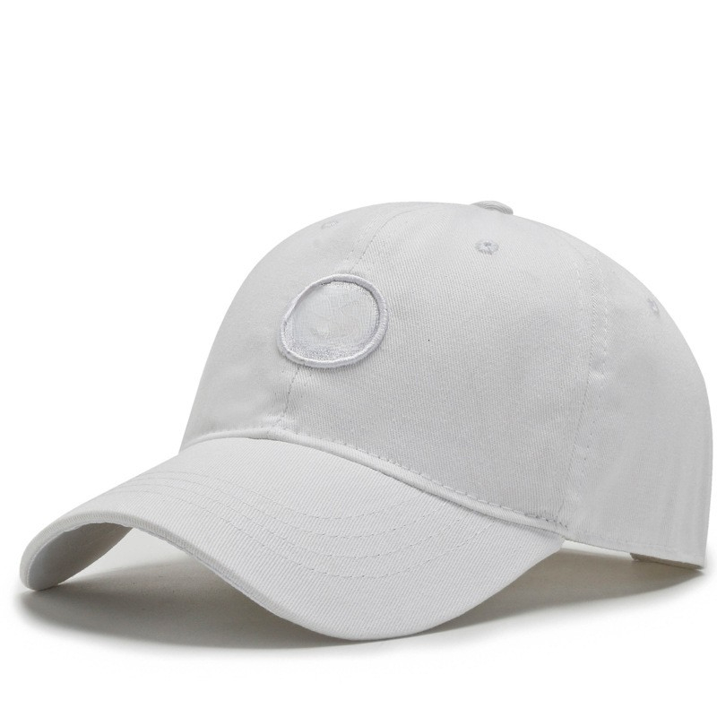 Round cake baseball cap-White
