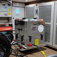 Générateur diesel portatif marin Fischer Panda moteur Kubota fréquence 50Hz 230V évalué AVR 10KW alternateur de refroidissement par eau de mer cc