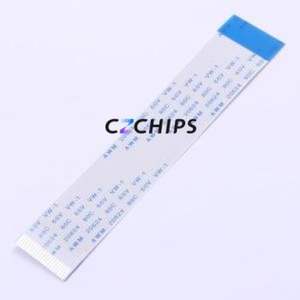 KH-FFC-V1.0-20P-100MM FFC Cable (Flexible Flat Cable) P=1mm Connector 20P 1mm 0.3mm Reverse - Product Image 1