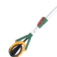 Aluminium rode telescopische fruitplukker met drie klauwhaken, multifunctionele fruitplukstok, 3 jaar garantie, Zhejiang model ZG160