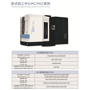 เครื่องจักรกลึงแนวนอน Huadong Cnc Hc500a ความจุเครื่องมือ 24 ชิ้น แกนหมุน Bt40 เครื่องกัดงานหนัก - Product Image 2
