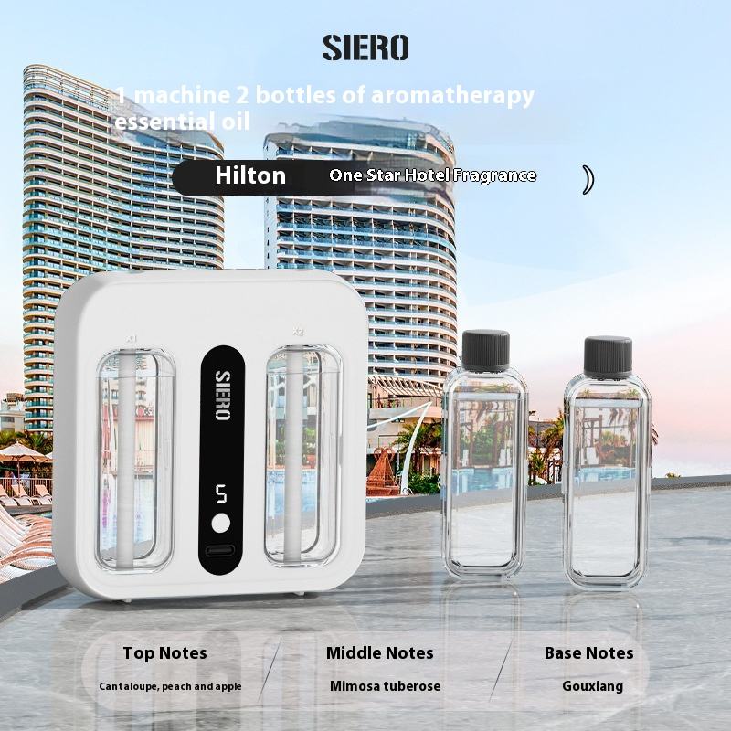 012เครื่องอโรมาเทอราพี + ฮิลตัน