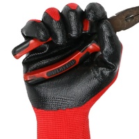 Gants de travail en nitrile pour hommes Luvas avec poignée, pour entrepôt, mécanicien, construction, jardinage, travail du bois, résistant à l'huile Ce 3121X