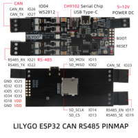 [Custom Wholesale] LILYGO T-CAN485 ESP32 CAN+RS485 Papan Pengembangan Modul Komunikasi Dual-Bus Industri WiFi Bluetooth 4.2