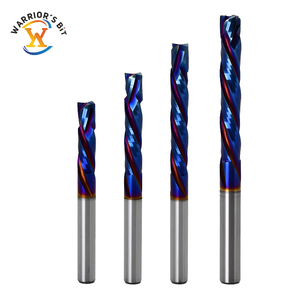 ดอกเราเตอร์แบบเกลียวอัดก้าน8 10มม. <span class=keywords><strong>3</strong></span>ขลุ่ยสำหรับตัดไม้เคลือบนาโน <span class=keywords><strong>CNC</strong></span> - Product Image 2