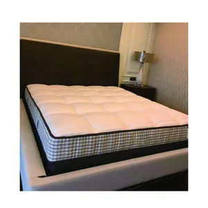 Sleepwell 8 inç kral çift bahar jel infüzyon doğal lateks köpük yatak şiltesi topper fiyat
