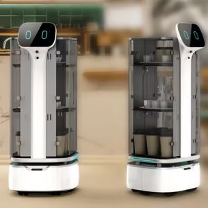 <span class=keywords><strong>Robot</strong></span> de service de restaurant <span class=keywords><strong>multifonction</strong></span> le plus vendu, navigation intelligente, construction en acier allié, protection IP54 - Product Image 4