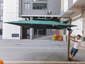 <b>Outdoor</b> Roman <b>umbrella</b>, large side-post hanging <b>umbrella</b>, cantilevered sunshade <b>umbrella</b> - Product Image 1