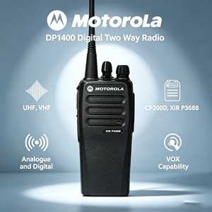 Radio Portátil Digital DP1400, Analógico y Digital, de Largo Alcance, Radio Bidireccional Portátil, Walkie Talkie Móvil VHF - Product Image 5