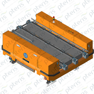 Cimc <span class=keywords><strong>Pteris</strong></span> 1-200ton รถบังคับอัตโนมัติ, ระบบนำรถขนส่งหุ่นยนต์ขนส่ง AGV บรรทุกหนัก - Product Image 5