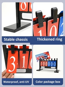 Bóng chày quần vợt Bóng Rổ Bóng chuyền trong nhà thể thao ngoài trời trò chơi di động điểm số lên 99 chữ số điểm thủ môn Hướng dẫn sử dụng Flips Bảng điểm - Product Image 4