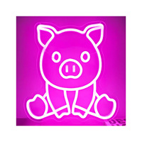 Enseignes néon LED personnalisées pour barbecue, usage intérieur/extérieur et entrepôt, étanches IP65, dimmables, CRI 80 élevé
