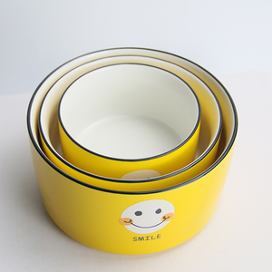 Hiện đại tươi con dấu Bát Bộ của 3 cái cho lò vi sóng saf sứ đồ ăn gốm lưu trữ bát với PP có nắp đậy - Product Image 2