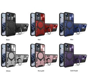 Slide Máy Ảnh Armor Điện Thoại Trường Hợp Đối Với Oppo Realme Gt 6T 5G C61 C63 4G 12 Pro Cộng Với Pro + C67 Reno 11 F 11F A60 Đứng Chân Đế Bìa - Product Image 1