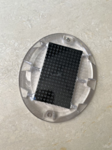 Feux de signalisation routière solaires à LED Roadsafe Cat Eye IP68 118*100*11mm, produits de signalisation routière clignotants en plastique, éclairage de jardin, piquet de signalisation routière en PC - Product Image 2
