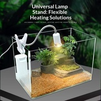 Lampe chauffante UVA UVB pour reptiles, à fixation par pince, lumière solaire à spectre complet pour tortue, lézard, gecko, calcium