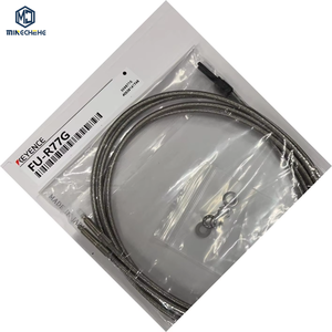 Capteur à fibre optique réfléchissant ultra-petit à haute puissance FU-77G, filetage M4, câble de 1 m à découpe libre pour l'automatisation industrielle - Product Image 1