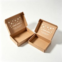 Boîtes en kraft biodégradables en gros pour vêtements, pulls, t-shirts – Emballages postaux, cartons à fermeture éclair avec bande de déchirement pour l'expédition