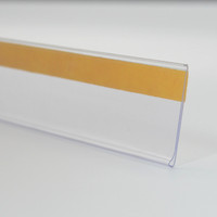 Bande adhésive en PVC pour porte-étiquettes en plastique pour étagères de supermarché