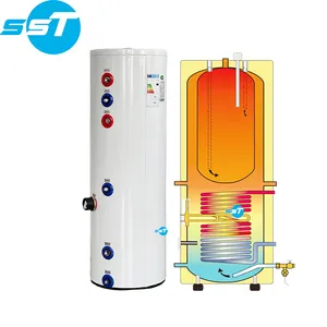 SST Hot Selling 600L 800L 100L Heat Pump Freestanding Wall Mounted Gas Heated Water Boiler For Hotel