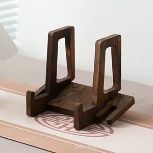 Étagère à recettes en bois massif, design moderne, durable, support de rangement et de présentation pour la cuisine à domicile - Product Image 1