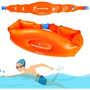 Ceinture de natation gonflable en PVC, flotteur de piscine portable, aide à la taille pour adultes, ceinture d'entraînement de natation réglable avec boucle - Product Image 6