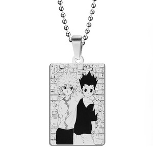 Anime HUNTER x HUNTER Collier Killua Kurapika <span class=keywords><strong>Hisoka</strong></span> Titanium Steel Pendant Halloween Fashion Man Woman <span class=keywords><strong>Cosplay</strong></span> Accessory Gifts - Product Image 4