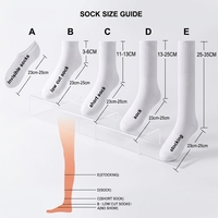 Chaussettes de sport en coton tricoté épaissi pour l'hiver avec logo brodé personnalisé