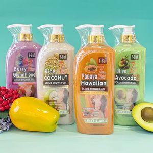 Lotion <span class=keywords><strong>de</strong></span> Bain Exfoliante Douce au Riz et à la Noix <span class=keywords><strong>de</strong></span> Coco, Rajeunissante pour la Peau en 7 Jours, 1000ml – Meilleure Vente - Product Image 1
