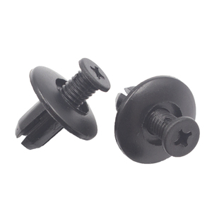 Gray Black 8mm Hole Auto <strong>Plastic</strong> Bumper Door Screw Push-Type Expanding Rivet Panels Trim Retainer Nylon Fasteners <strong>Clips</strong> - Product Image 5
