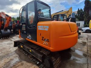 Miniexcavadora Hitachi ZX70 de alto rendimiento Máquina de construcción de ingeniería de pista de 7 toneladas a la venta - Product Image 2