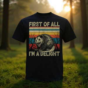 En premier lieu, je suis un t-shirt Opossum sarcaste et en colère. - Product Image 3