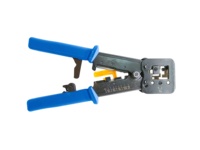 Pince à sertir multifonctionnelle 6P 8P 2-en-1 pour pièces de télécommunications Pince à dénuder RJ45 FTTH Ensemble d'outils matériels pour équipement à fibre optique