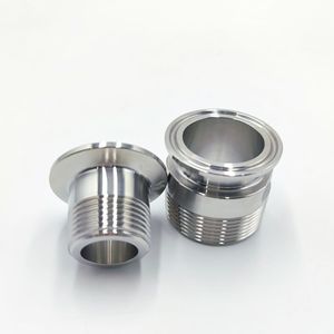 SS304/316L triclamp vệ sinh thép không gỉ nam ren ống phù hợp <span class=keywords><strong>adapter</strong></span> - Product Image 5