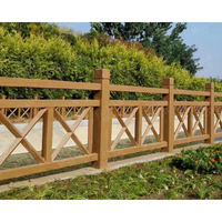 Futian Jardin Bois Ciment Garde-corps Moule Béton Clôture Moule Pour Jardin et Scène Spot Décoration Bois-imitation Clôture Moules