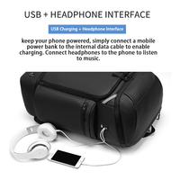 Tas Ransel Bisnis Pria Anti Air dengan Pengisian Daya USB, Anti Maling, dan Kantong Terpisah untuk Barang Basah dan Kering, Dilengkapi Insulasi untuk Perjalanan Bisnis