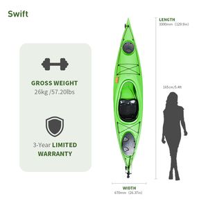 <span class=keywords><strong>Kayak</strong></span> de pêche en <span class=keywords><strong>mer</strong></span> professionnel de 3,3 m, design assis, largement utilisé, simple, avec prix d'usine bon marché pour la vente en gros - Product Image 1
