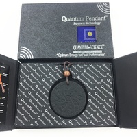 Collier japonais 100% authentique en lave Nano, pendentif énergétique, avec emballage dans une boîte, ions négatifs 1000cc, Quantum Science Bio détarar