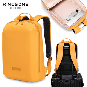Kingsons <b>Backpack</b> 15 Inches 20-35L Multiple Pockets Business Travel Unisex Solid Color <b>Lightweight</b> Casual Student <b>Backpack</b> - Product Image 5