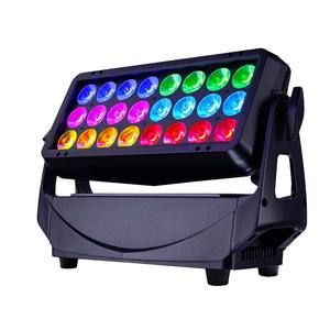 תאורת שטיפה מקצועית 24 X 20W עם 6 מקטעים ניתנים לשליטה בנפרד, עמידות למים IP65, לשימוש במה - Product Image 2