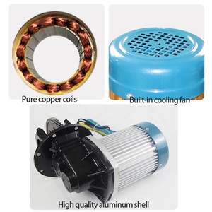 Bộ động cơ không chổi than có hộp số 48V 60V 1800W, bộ vi sai, sóng vuông, nam châm vĩnh cửu, xe ba bánh điện DC bốn bánh - Product Image 4
