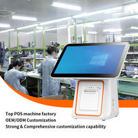 Toptan JSJ JSJ85 biyometrik tanıma POS terminali ile 15.6 "kapasitif dokunmatik ekran Wi-Fi 6 & Bluetooth 5.2 yazarkasa