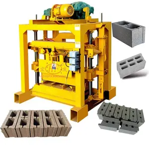 Neue Small Business Ideas Jobs zu Hause Stein Maschinen Block Herstellung Maschine QTJ4-40 Beton Maschinen zu tun