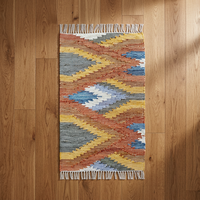 High Quality Hand Knotted Rugs Made of Pure Wool Handspun Wool Premium Hand Knotted Cotton Carpets Ushak Design India