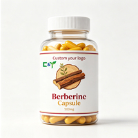 Capsules de berbérine en marque privée OEM, compléments de berbérine, berbérine HCl 97%