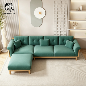 Canapé moderne fabriqué en usine, prix bas, sur mesure, grand stock disponible, prêt à être expédié, nouvelle mode, meubles de salon, canapés en bois et en tissu. - Product Image 5